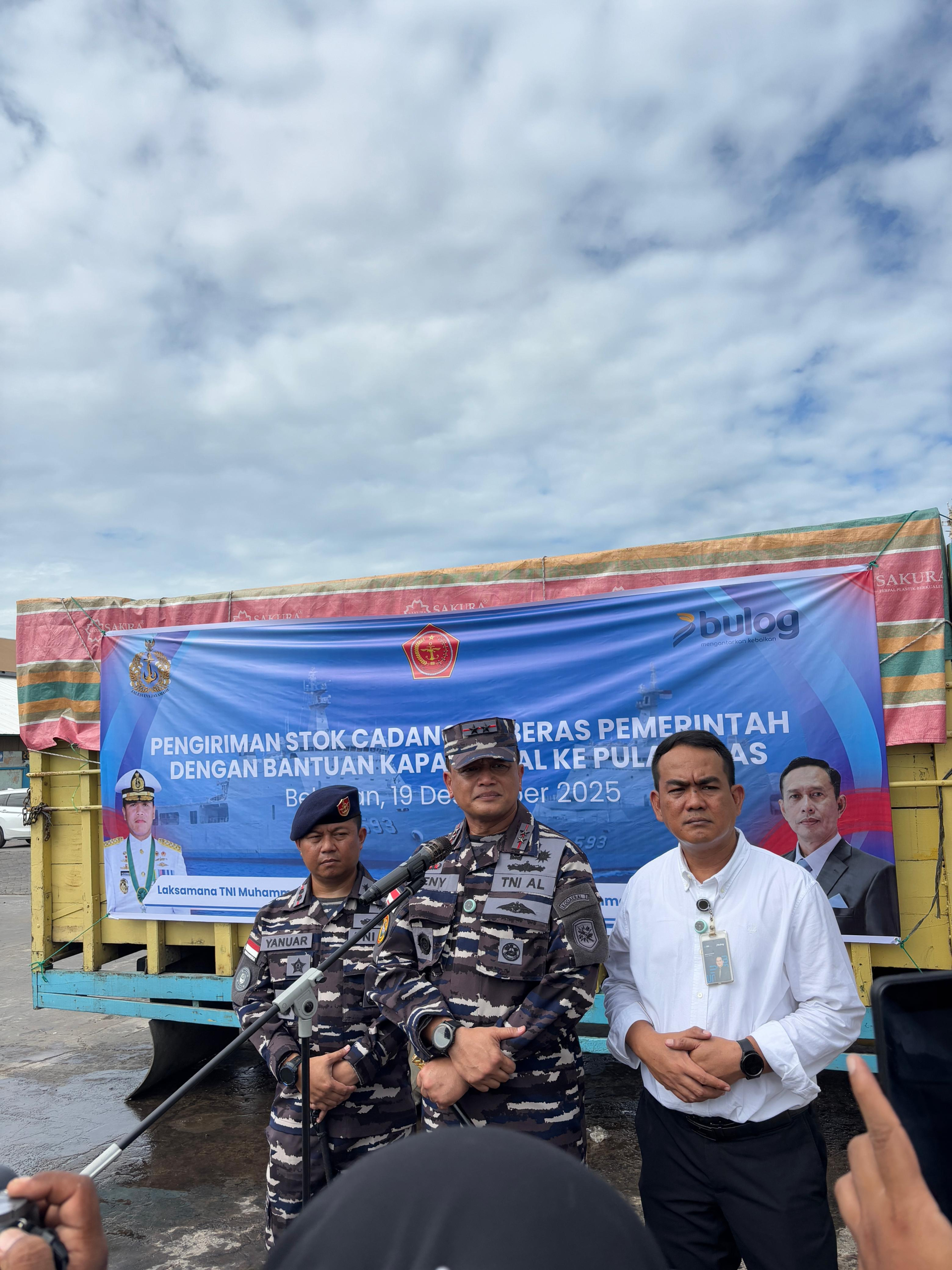 Pelindo Dukung Pengiriman Cadangan Beras Pemerintah ke Pulau Nias