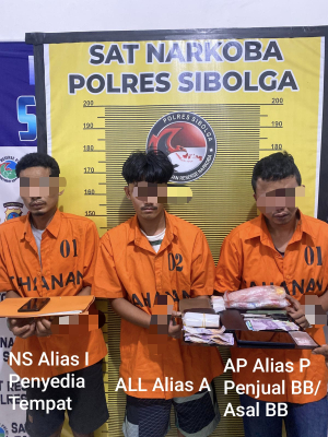 Kios Stiker Jadi Tempat Transaksi, Polres Sibolga Ringkus Pelaku Narkoba
