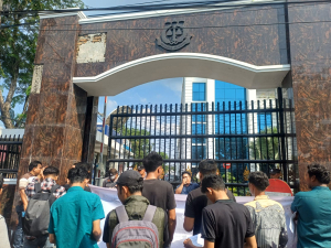 Aliansi Pemuda dan Mahasiswa Indonesia Gelar Aksi di Kejati Sumut, Desak Usut Dugaan Korupsi KCP Bank Sumut Krakatau