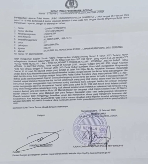 Keributan di Luar Arena Musda XI Partai Golkar Sumut Dilaporkan ke Polda Sumut