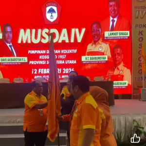Terpilih Aklamasi,Viktor Silaen Pimpin PDK Kosgoro 1957 Sumut Periode 2026–2031