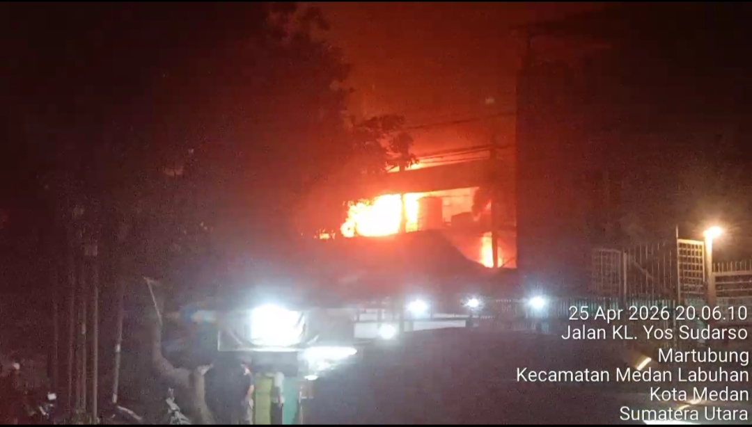PT Agro Jaya Perdana Dilahap si jago Merah di Martubung 