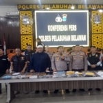 Polres Pelabuhan Belawan Berhasil Ungkap 211 Kasus Kriminal Dengan Kasus Narkoba dan Pencurian Dengan Kekerasan 