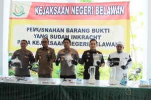 Kejaksaan Negeri Belawan Melakukan Pemusnahan Barang Bukti Inkracht