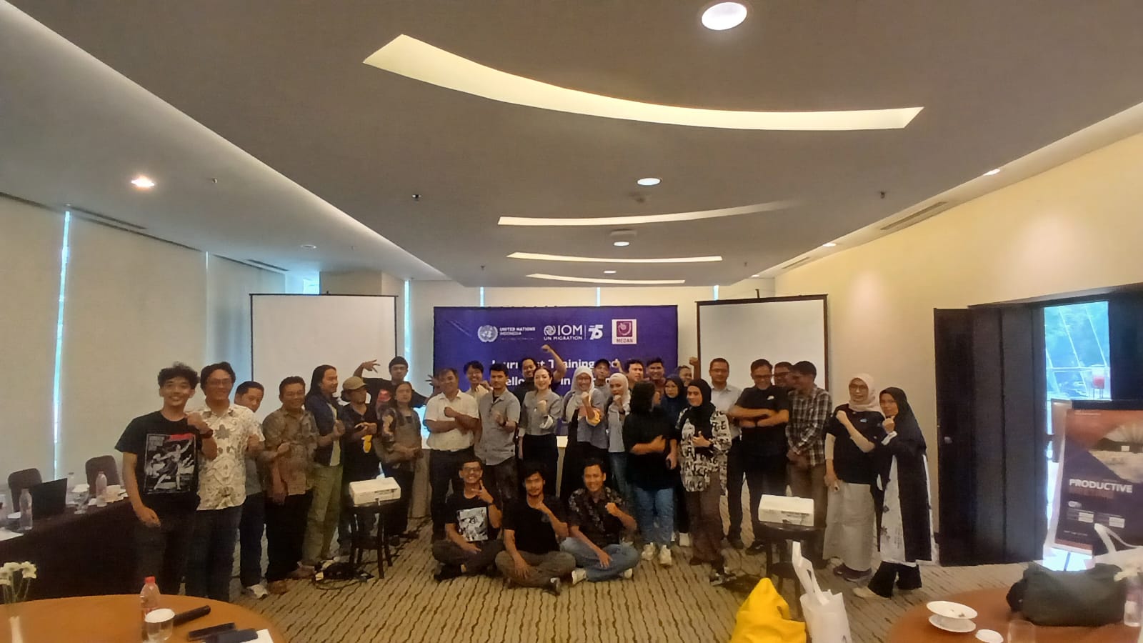 AJI Medan Bersama IOM Indonesia Gelar “Journalist Training and Fellowship in Medan”