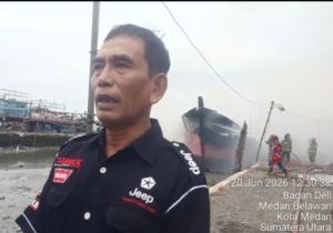 4 Kapal Ikan Hangus Terbakar di Gudang Mitra Laut