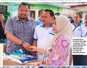Helmax Alex Tampubolon Apresiasi Kegiatan Sosial Formabem bersama PT Smart Belawan